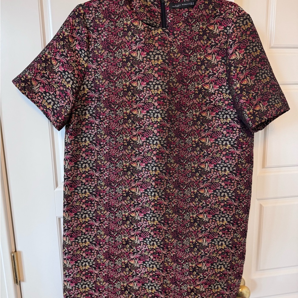 Zara Brocade mini dress